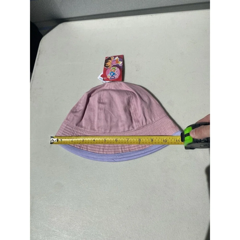 VTG 2005 Dora the Explorer Boots Bucket Hat NWT Toddler Pink Purple Viacom Y2K